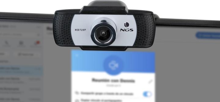 Actual product image NGS XpressCam720 Webcam 1280 x 720 Pixel USB 2.0 Black (0.90 Mpx)