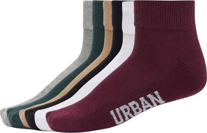 Urban Classics High Sneaker Socks 6-Pack (6er Pack, 35 - 38)