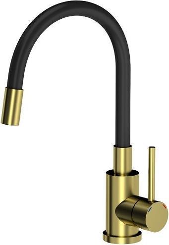 Image du produit Steiner Maggie stovi virtuvės maišytuvas juodas su aukso spalvos elementais (84818011)