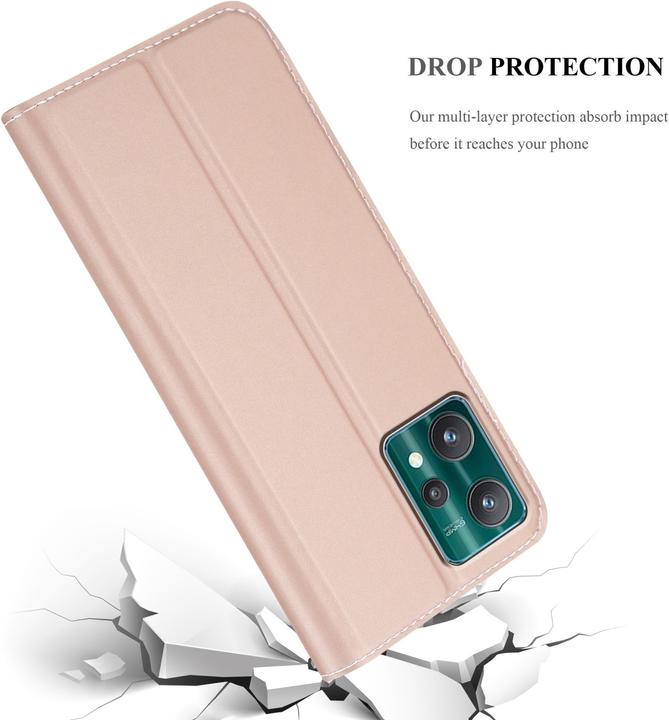 Productafbeelding Cadorabo Classy Book Case voor Realme 9 5G / 9 PRO / V25 / Q5 / OnePlus Nord CE 2 LITE 5G (Vivo V25, Realme 9 Pro+, OnePlus North CE 2 Lite 5G)