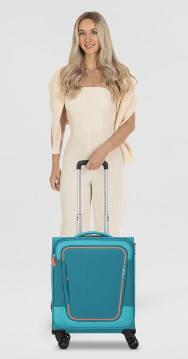 Actual product image American Tourister Case & Trolley Pulsonic Spinner 55 EXP (35 l, Hand luggage (up to 50 litres))