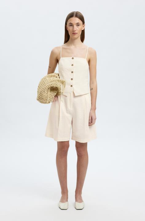 Image du produit Selected Femme Baumwollmix Spaghettiträger-Top (36)