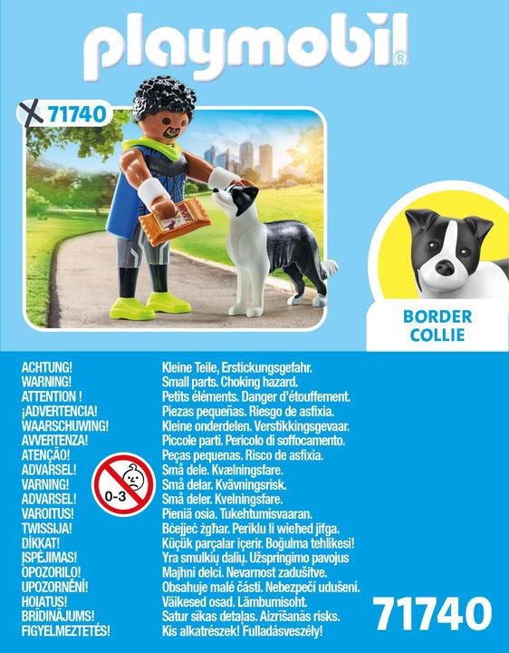 Produktbild Playmobil 71740 Jogger mit Border Collie (71740, Playmobil My Life)