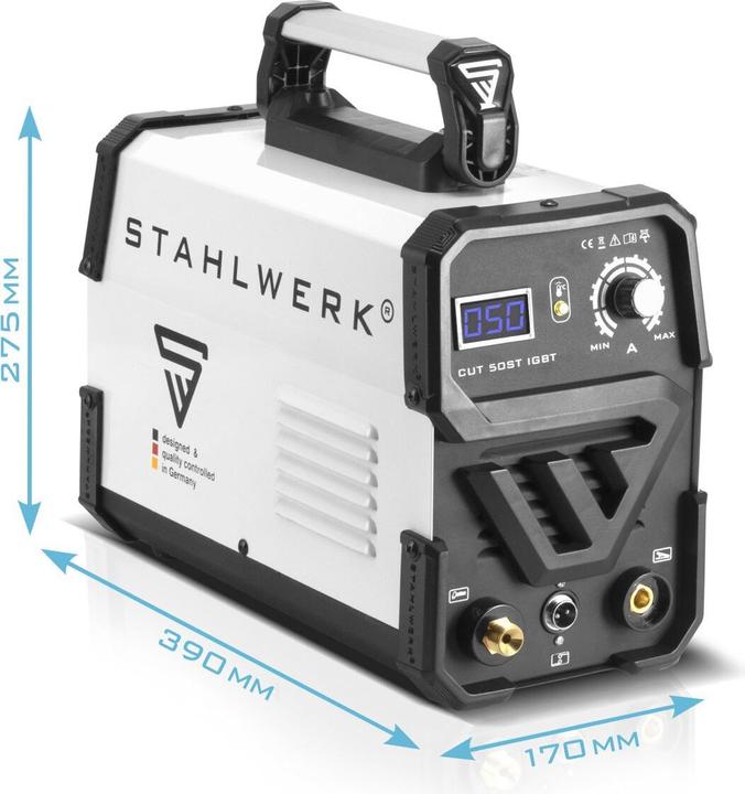Actual product image Stahlwerk Plasma cutter CUT 50 ST IGBT fully equipped with 50 amps