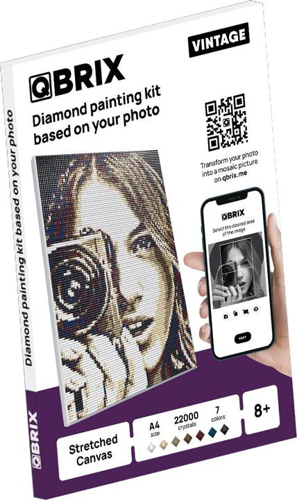 Immagine prodotto QBrix Foto Mosaik Set - Diamond Painting - Vintage