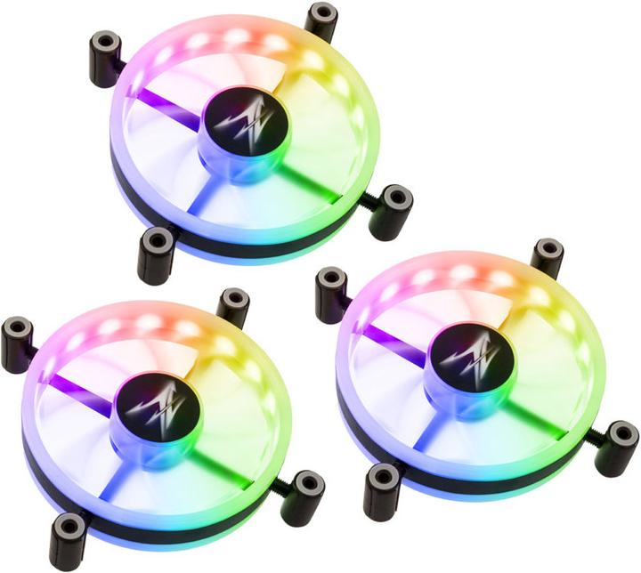 Immagine prodotto Zalman Confezione tripla ZM-LF120 ARGB da 120 mm con controller (120 mm, 3 x)