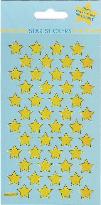 Image du produit Paper Projects Autocollants de récompense Reusable Stars