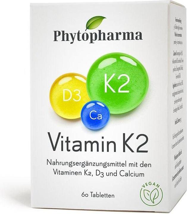 Produktbild Phytopharma Vitamin K2 (1 Stück, Tabletten, 80 g)