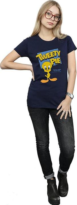 Immagine prodotto Looney Tunes Maglietta da donna/donna in cotone Tweety Classic (L)