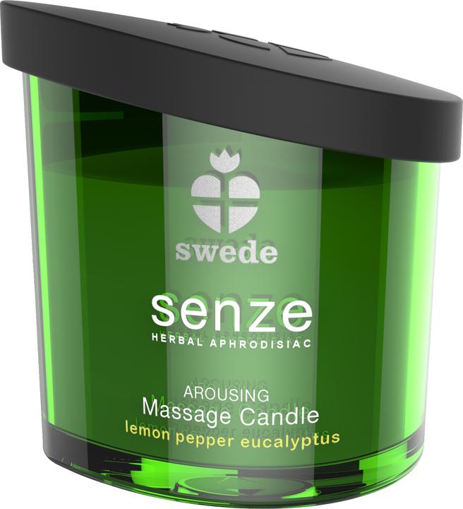 Actual product image Swede Senze Arousing Massage Candle Lemon Pepper Eucalyptus 150 ml (150 ml)