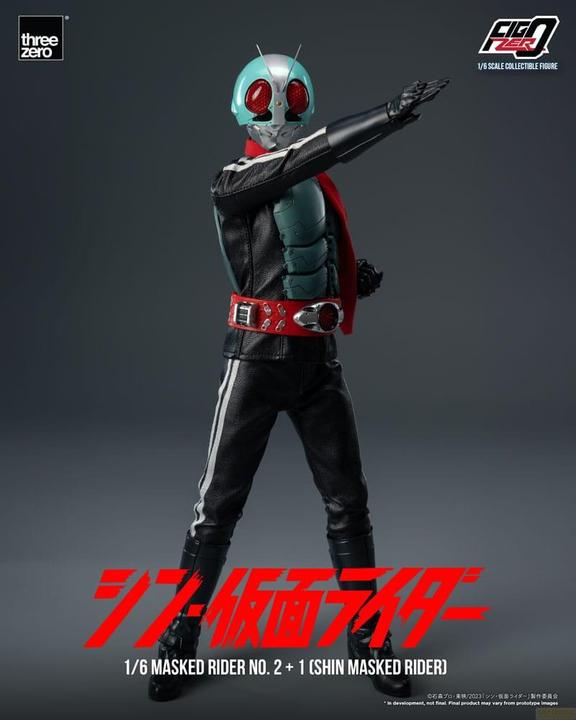 Produktbild ThreeZero Kamen Rider FigZero Actionfigur 1/6 Masked Rider No.2+1 (Shin Masked Rider) 32 cm