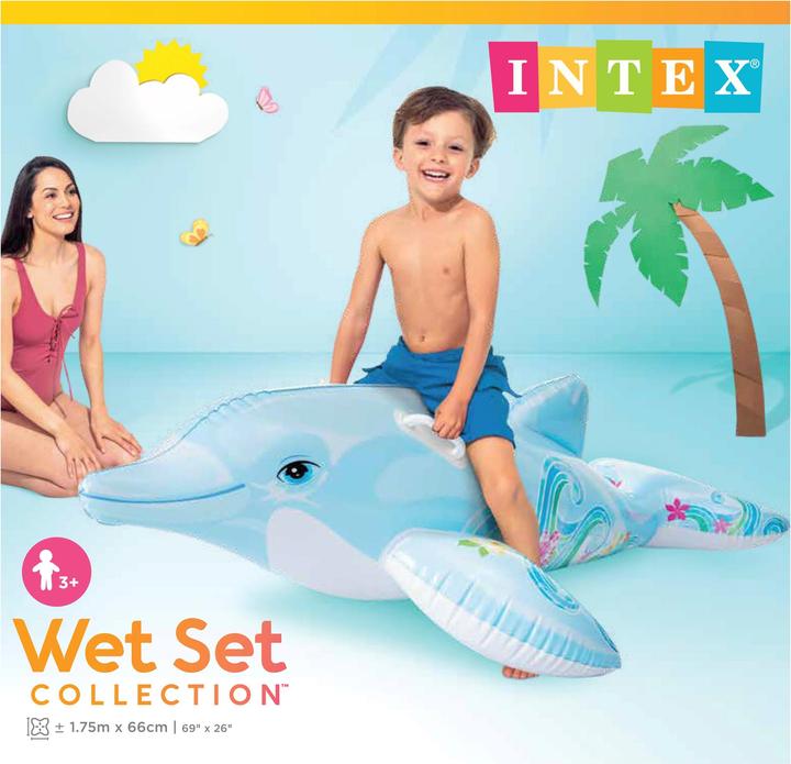 Actual product image Intex Lil' Dolphin Ride-On