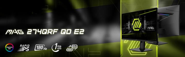 Produktbild MSI MAG 274QRFDE QD E2 (2560 x 1440 Pixel, 27")