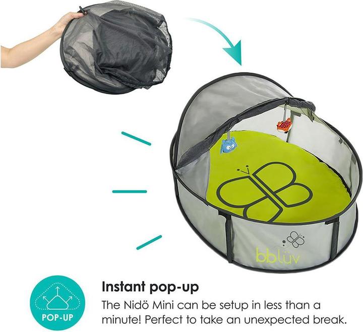 Actual product image Bblüv Nidö 2in1 Pup Up Beach Tent