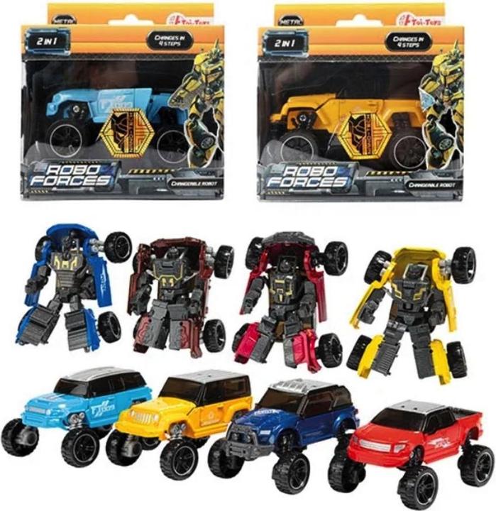 Image du produit Toi-Toys Roboforces modifie le métal des robots pick-up trucks