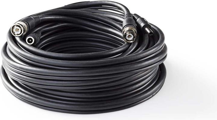 Produktbild Nedis CCTV-Kabel RG59 mit vormontierten BNC- und DC-Steckern, 10 m Siamesisches Kabel für Überwachun (S/FTP, CAT5, 10 m)
