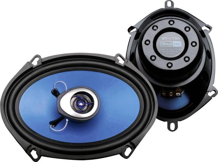 Sinustec Haut-parleur coaxial 2 voies à encastrer (300 W, 18 cm, 5 x 7")
