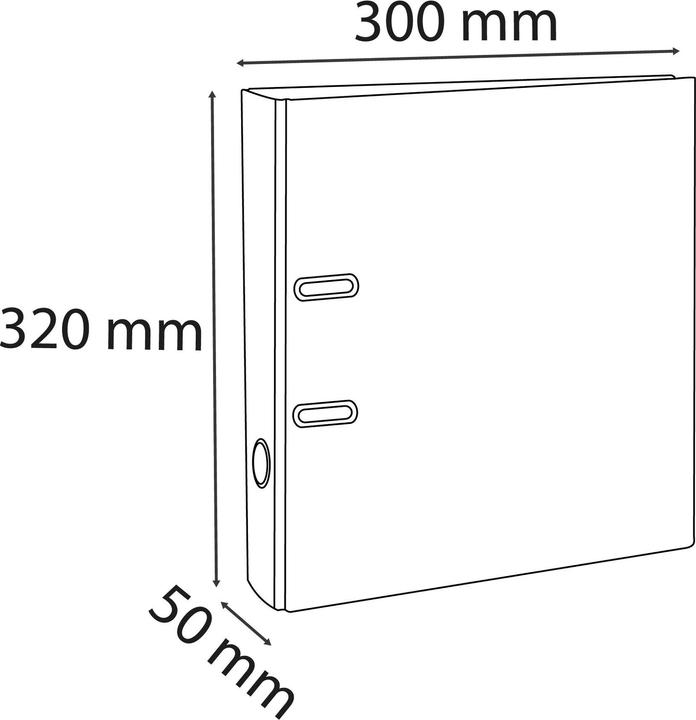 Actual product image Exacompta Folder (A4, 50 mm, 80 Piece)