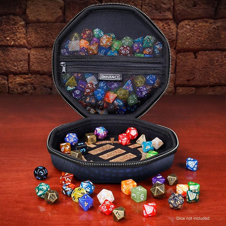 Produktbild Geronimo Games ENHANCE Tabletop Collector's Edition Dice Case Blue Dragon Scales