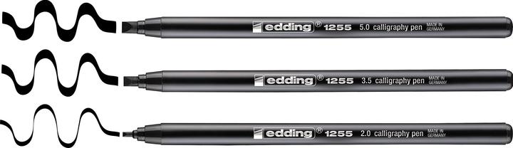 Produktbild Edding 1255 (Schwarz, 6 mm, 3 x)