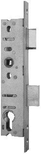 Actual product image Bever Tubular frame mortise lock Scuteus 1022R backset 40mm renovation faceplate (Mortise lock)