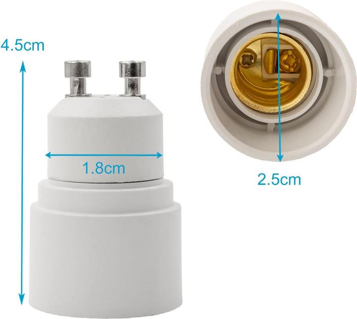 Actual product image Intirilife E27 to G9 Lamp Base Adapter