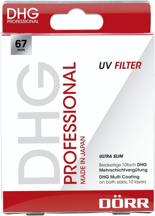Image du produit Dörr Filtre UV DHG 67mm (67 mm, Filtre UV, 67 mm)
