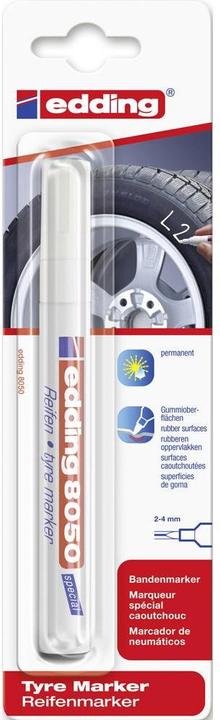 Immagine prodotto Edding Marcatore di pneumatici 8050 (Blu, Rosso, Bianco, 4 mm, 1 x)