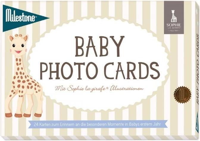 Produktbild Milestone Baby Meilensteinkarten 1. Lebensjahr "Sophie la giraf" Deutsch
