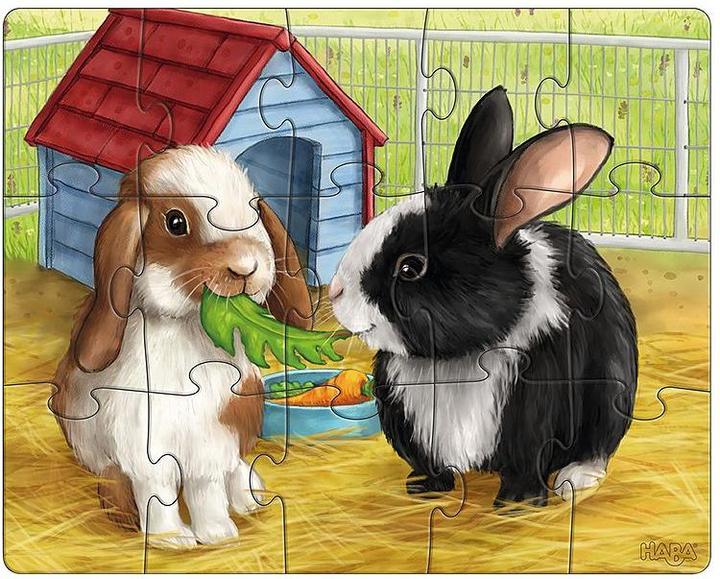 Actual product image Haba Puzzles Pets (18 pieces)