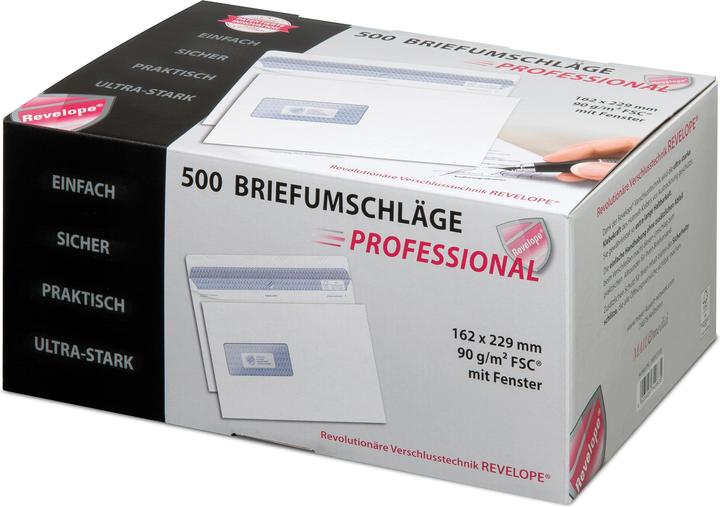 Produktbild Magni 30053105 Briefumschlag REVELOPE, DIN C5, mit Fenster (C5, 500 x)