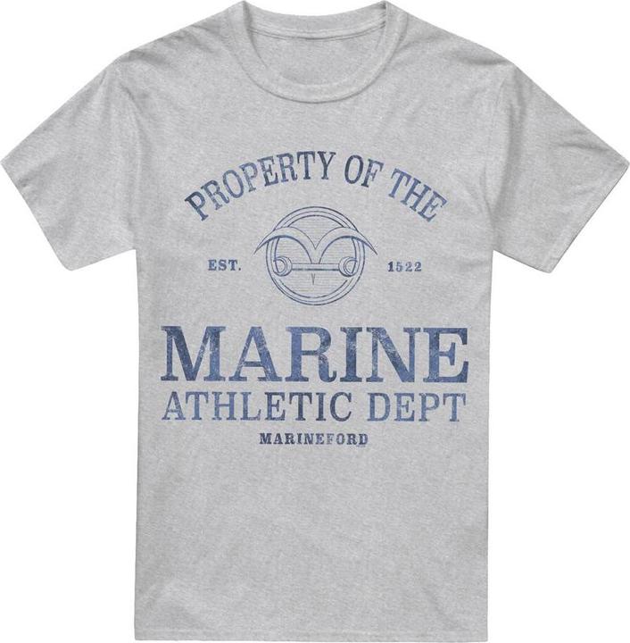 Actual product image One Piece Mens Marine Dept Athletic T-Shirt (M)