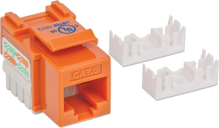 Actual product image Intellinet Cat6 modular jack (Network coupling)