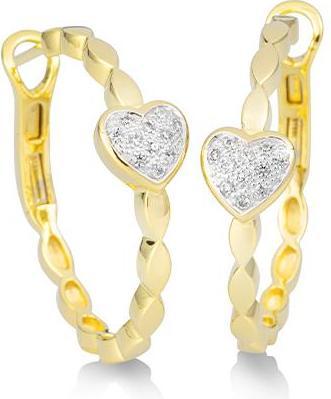 Actual product image Breuning EAR CUTLERY - BRILL. 0,165 Ct. H/si (750/18 K Gold)
