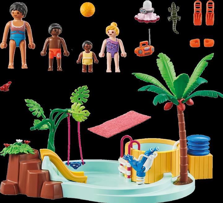 Immagine prodotto Playmobil Piscina per bambini con idromassaggio (71529, Playmobil La mia vita)