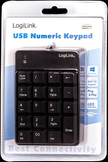 Produktbild LogiLink ID0184 (Nummernblock, Kabelgebunden)