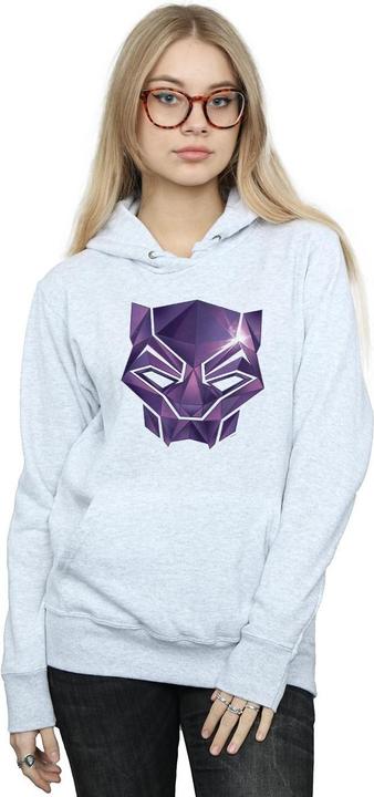 Immagine prodotto Avengers Infinity War Black Panther Geometric Felpa con Cappuccio Donna (L)