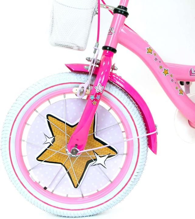 Immagine prodotto Surprise! Bicicletta per bambini LOL Surprise - Ragazza - 16 pollici - Rosa - Due freni a mano