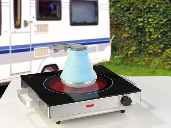 Produktbild Rosenstein & Söhne Faltbarer Silikon-Camping-Wasserkessel