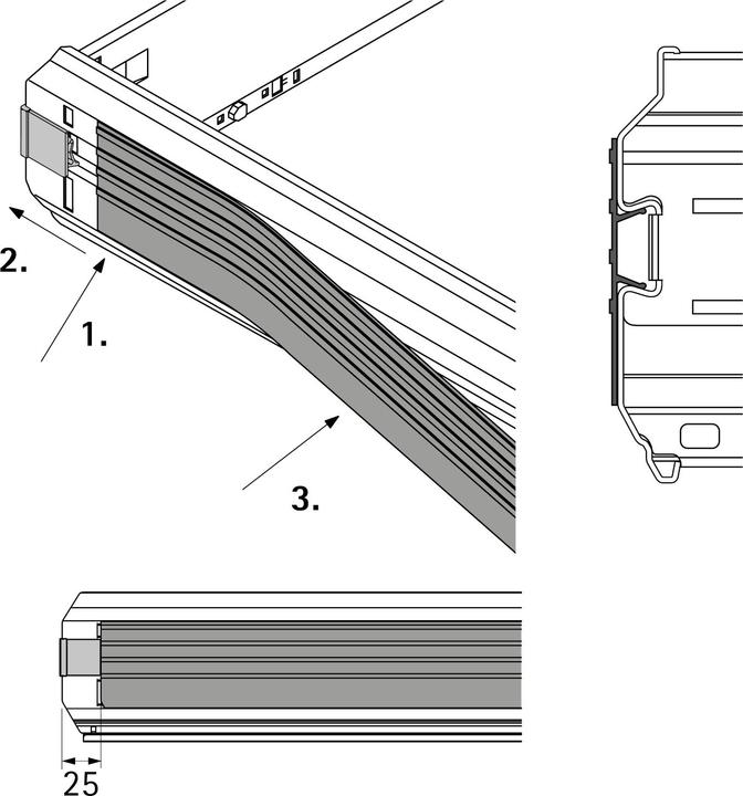 Image du produit Hettich Profilés de recouvrement (1 pcs)