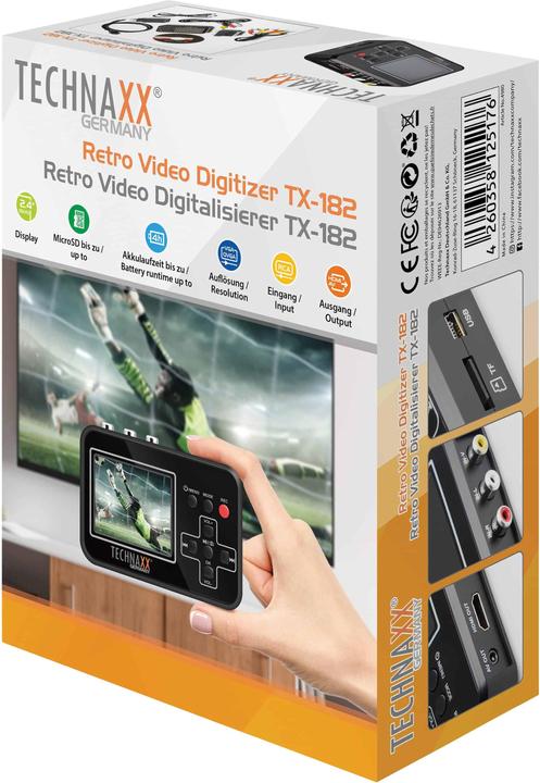 Image du produit Technaxx Digitizer Vidéo Rétro