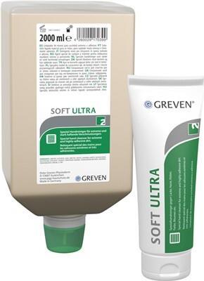 Produktbild PGP Handreiniger SOFT ULTRA Neu 2l Varioflasche m.Olivenkernm. (Flüssigseife, 2000 ml)
