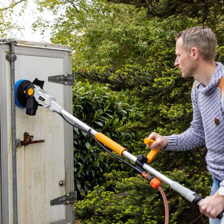 Productafbeelding Batavia 18V borstelloze Twin Brush Accu Reinigingsborstel met blauwe borstel (zonder accu en lader)