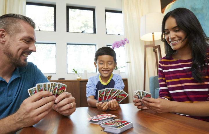 Actual product image Mattel Games Uno Junior (English, German, French, Italian)