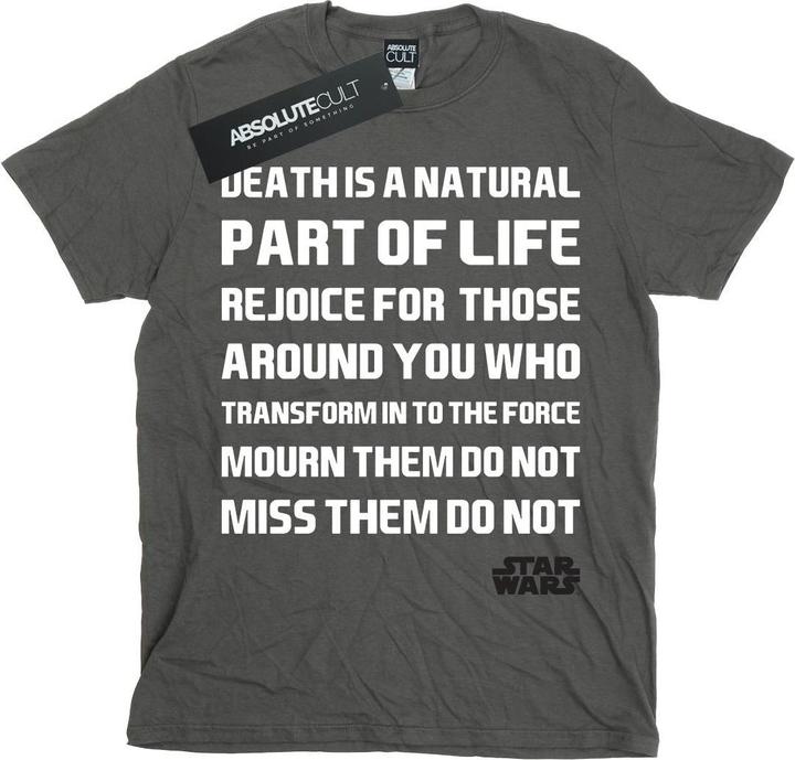 Actual product image Star Wars Mens Mourn Them Do Not T-Shirt (L)