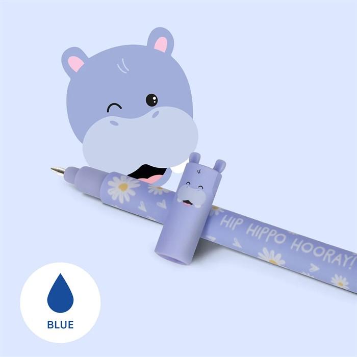 Actual product image Legami Roller Hippo (Blue, 1 x)