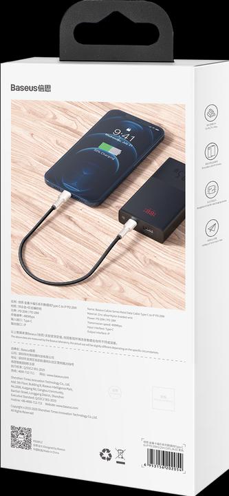 Produktbild Baseus USB C – Lightning (0.25 m, USB 3.2 Gen 1)