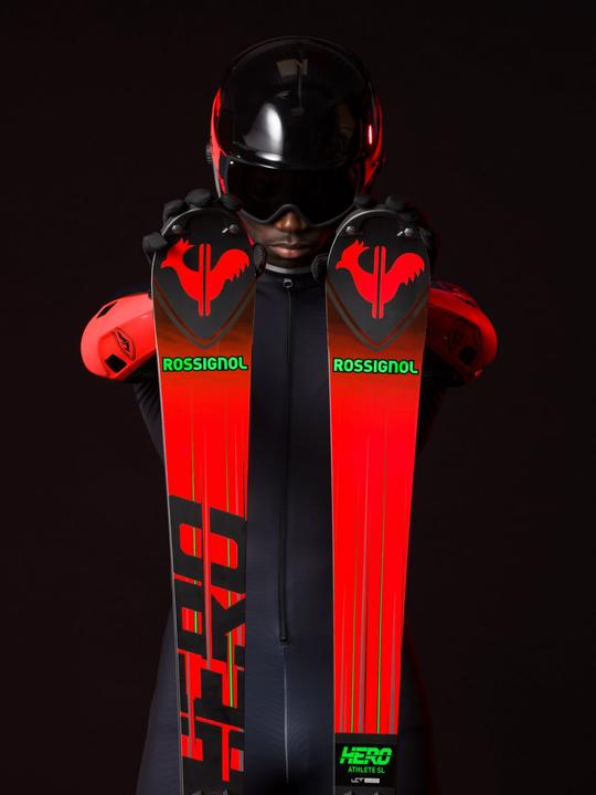 Image du produit Rossignol Hero Athlete FIS SL Factory (R22) Ski de compétition 2023/24 (165 cm, Avec fixations)