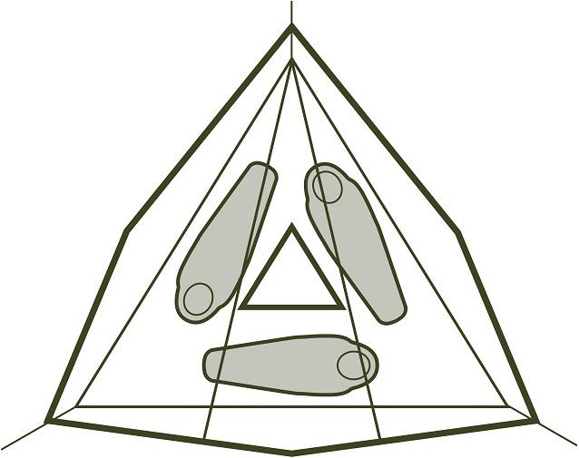 Image du produit Tentsile Stingray Safari (Tente d'arbre, 15 kg, 3 personnes)