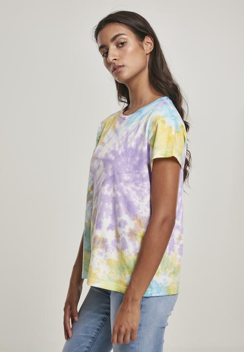 Actual product image Urban Classics Ladies Tie Dye Boyfriend Tee (4XL)